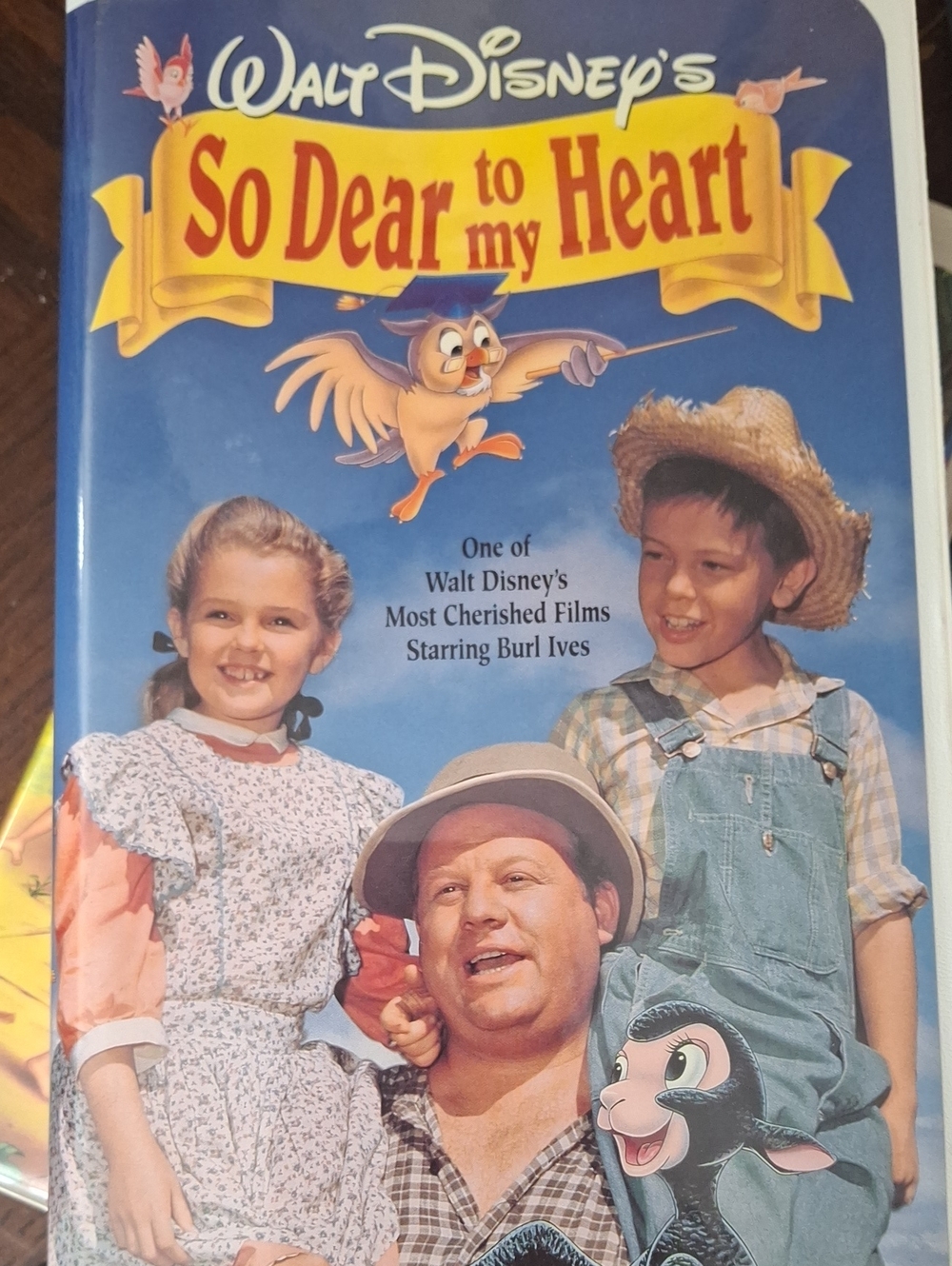 Walt Disney VHS So Dear To My Heart With Burl Ives